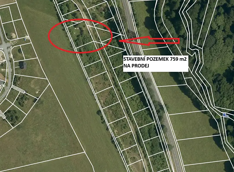 Prodej stavebního pozemku 759 m², Dolní Moravice – náhled fotky 2