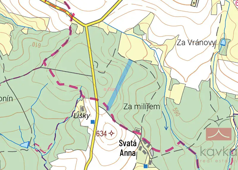 Prodej lesa 38985 m², Křeč – náhled fotky 3