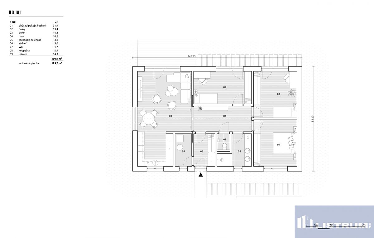 Prodej projektu na klíč 101 m², pozemek 1500 m² – fotografie 5