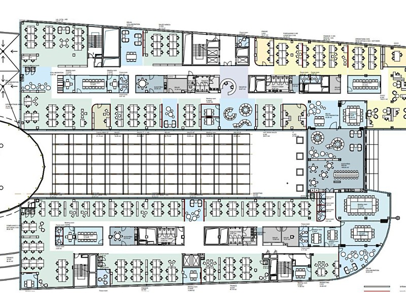 Pronájem kanceláře 387 m² – pohled 3