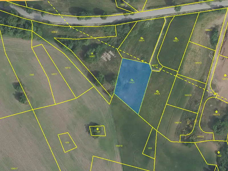 Prodej stavebního pozemku 1340 m², Milešov – náhled fotky 3
