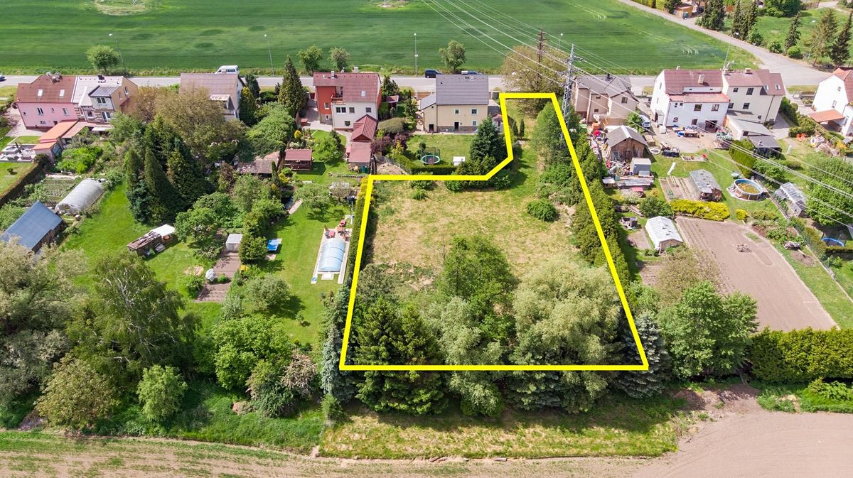 Prodej stavebního pozemku 1929 m², Plzeň – fotka 1 z 3