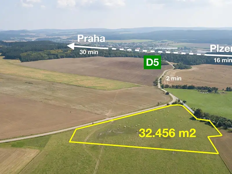 Prodej komerčního pozemku 32456 m², Těškov – náhled fotky 1