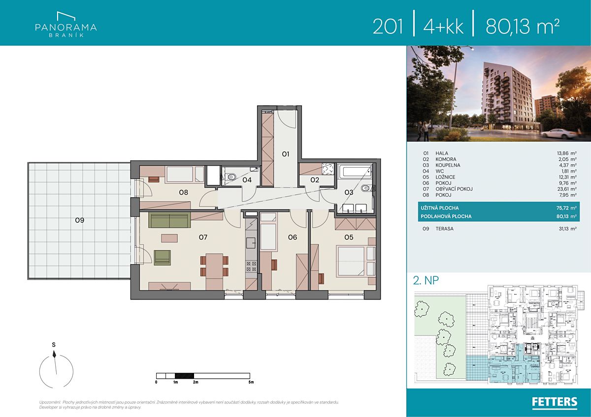 Prodej bytu 4+kk 75 m² – fotografie 2