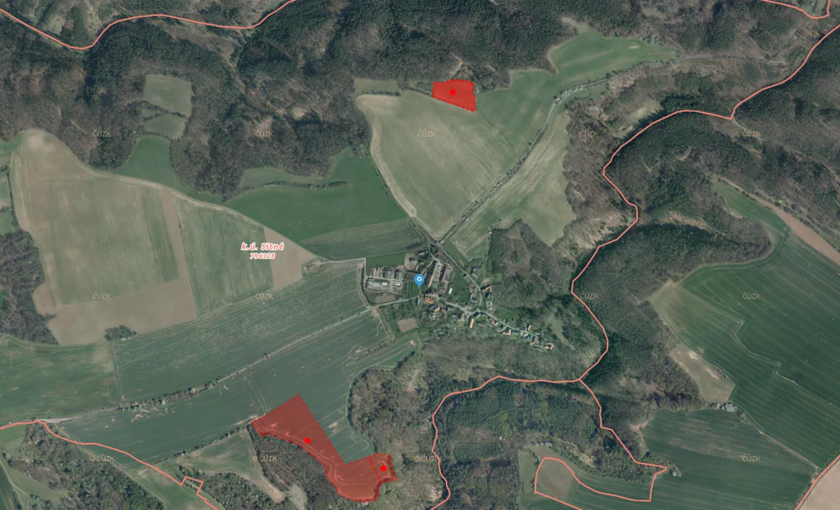 Prodej pole 57781 m²