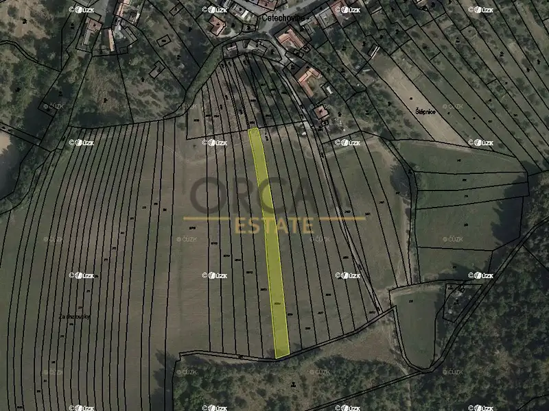 Prodej pole 2524 m², Cetechovice – náhled fotky 1