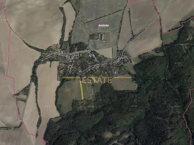 Prodej pole 2524 m², Cetechovice – náhled fotky 2