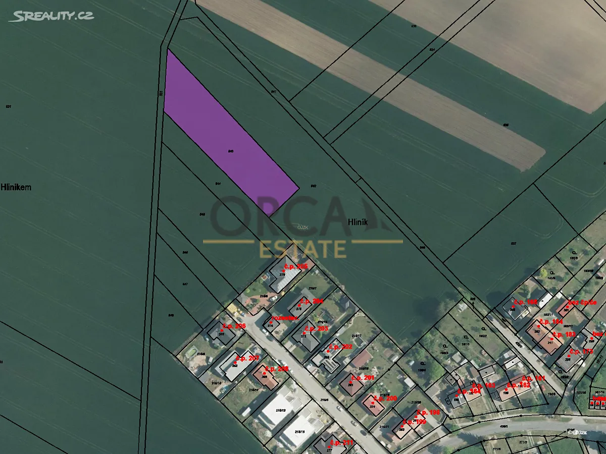 Prodej pole 3057 m², Vřesovice