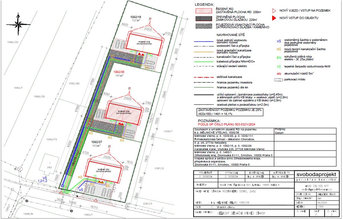 Prodej stavebního pozemku 1640 m² – fotografie 4