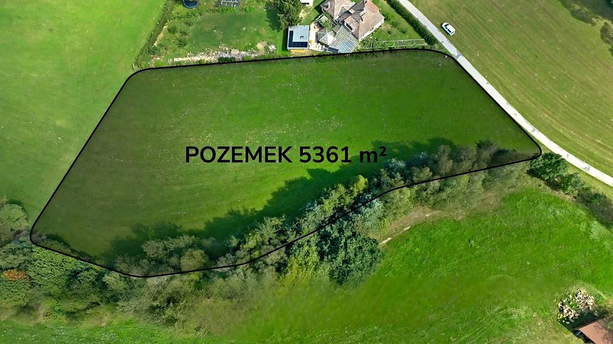 Prodej stavebního pozemku 5361 m²