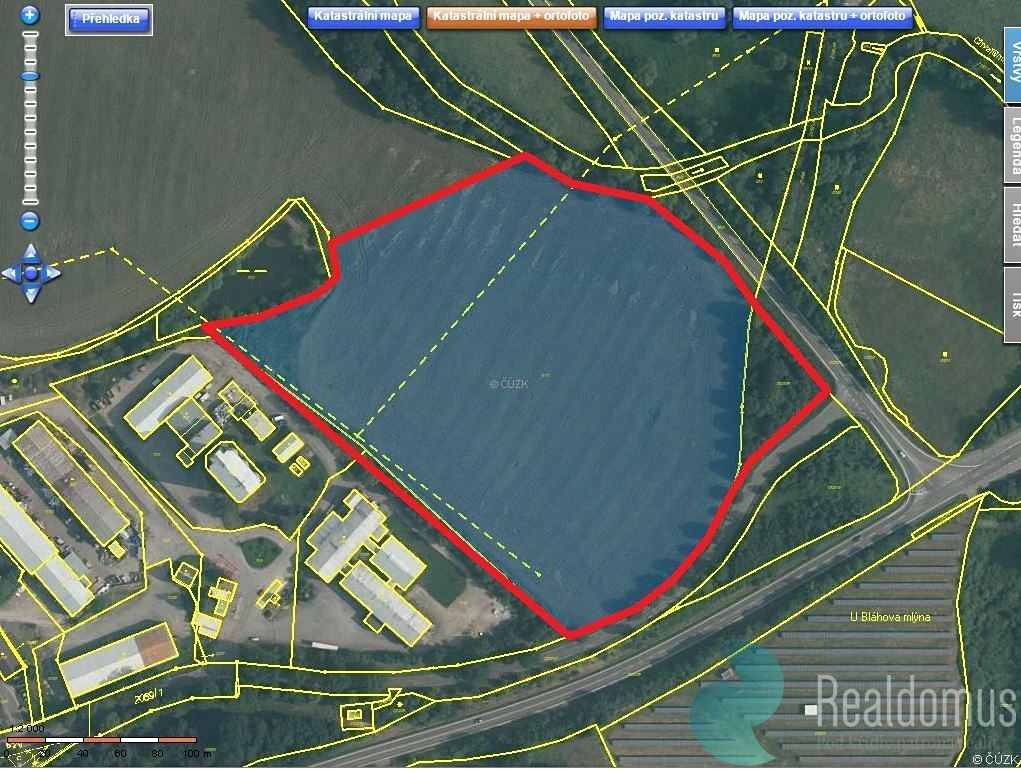Prodej komerčního pozemku 42414 m², Kájov – fotka 1 z 3