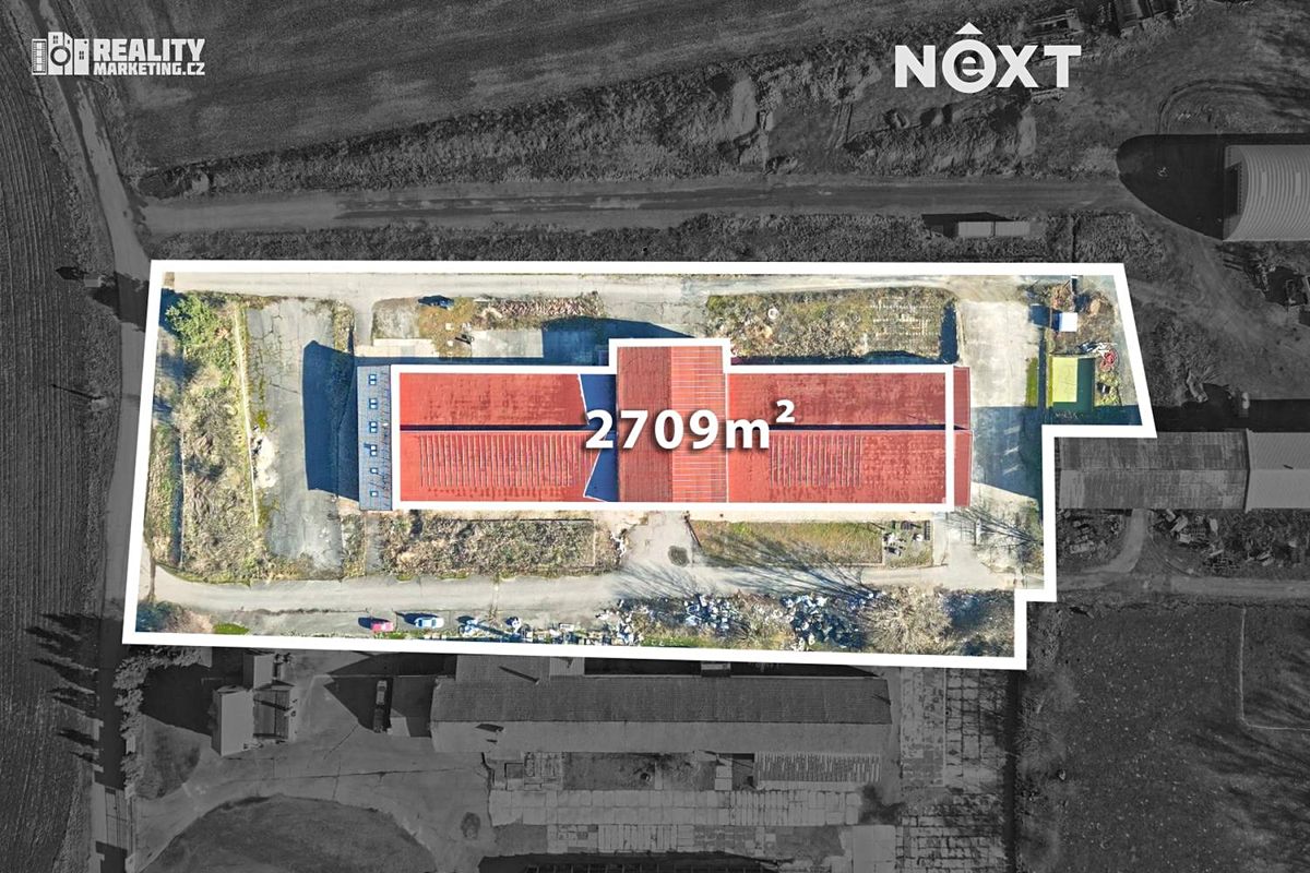 Pronájem skladového prostoru 2417 m²