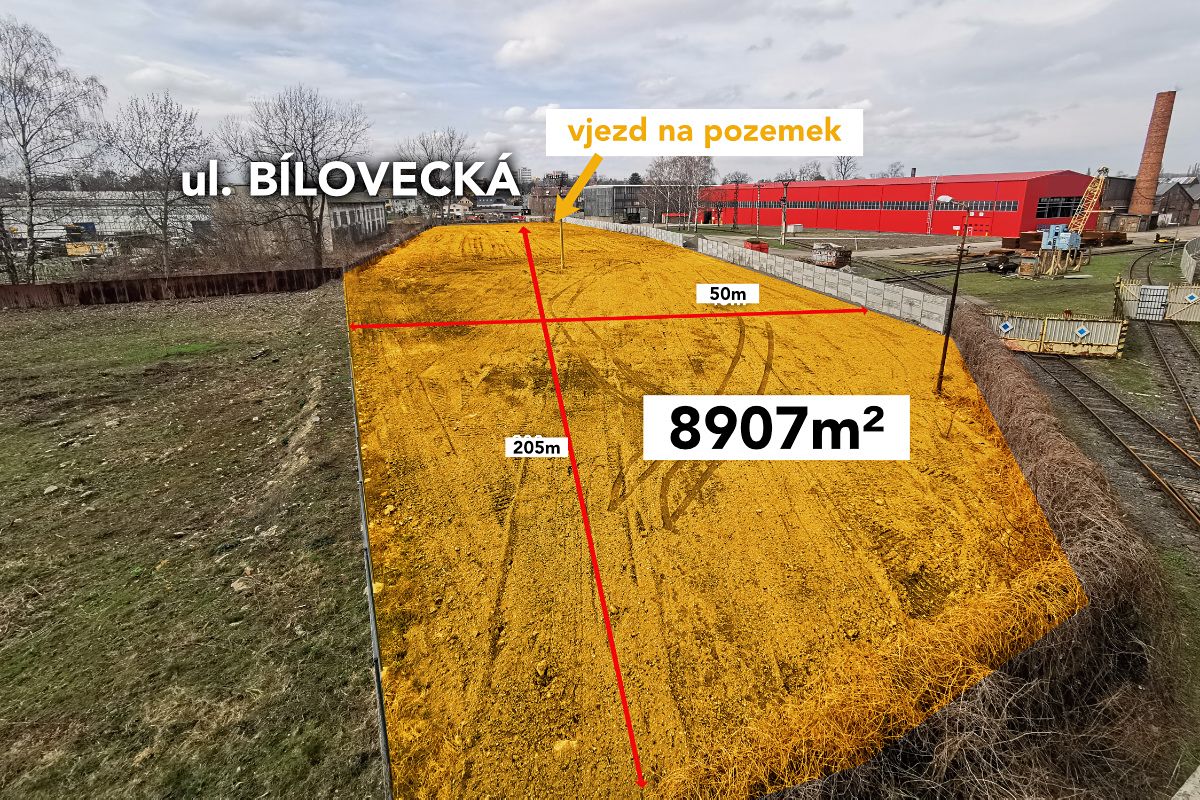 Prodej komerčního pozemku 9407 m² – fotografie 2