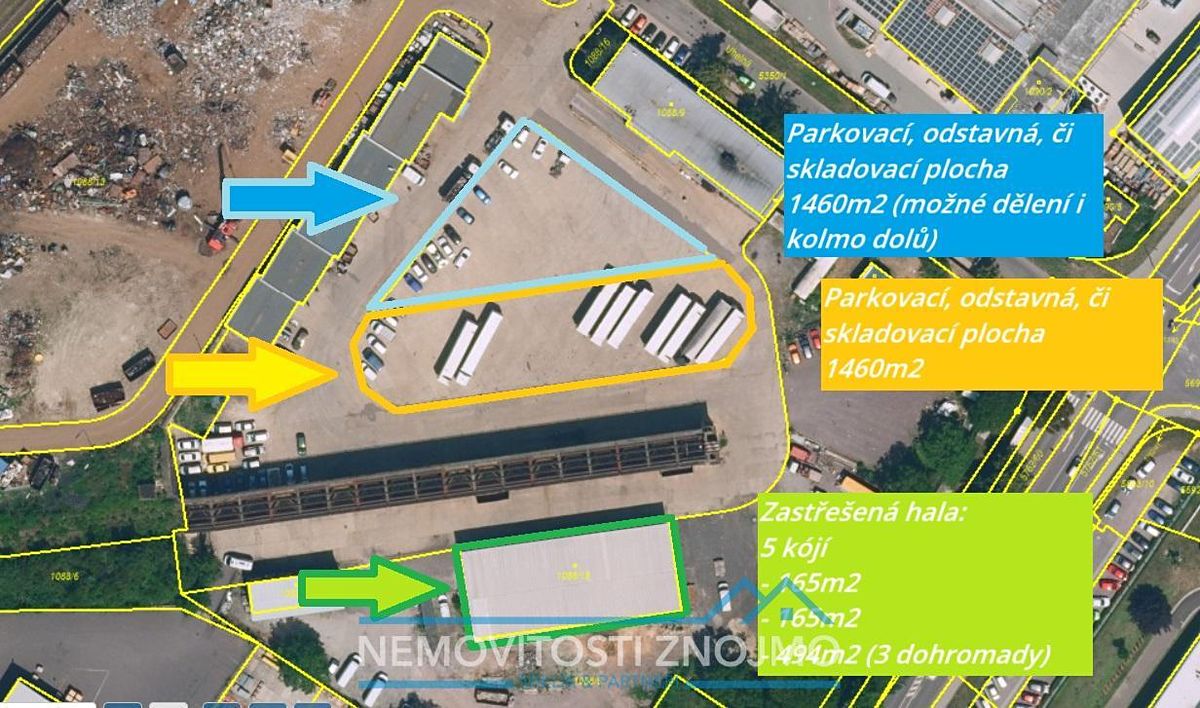 Pronájem komerční nemovitosti 2921 m², Znojmo – fotka 1 z 3