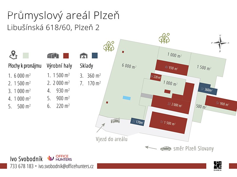 Pronájem skladového prostoru 900 m² – pohled 6