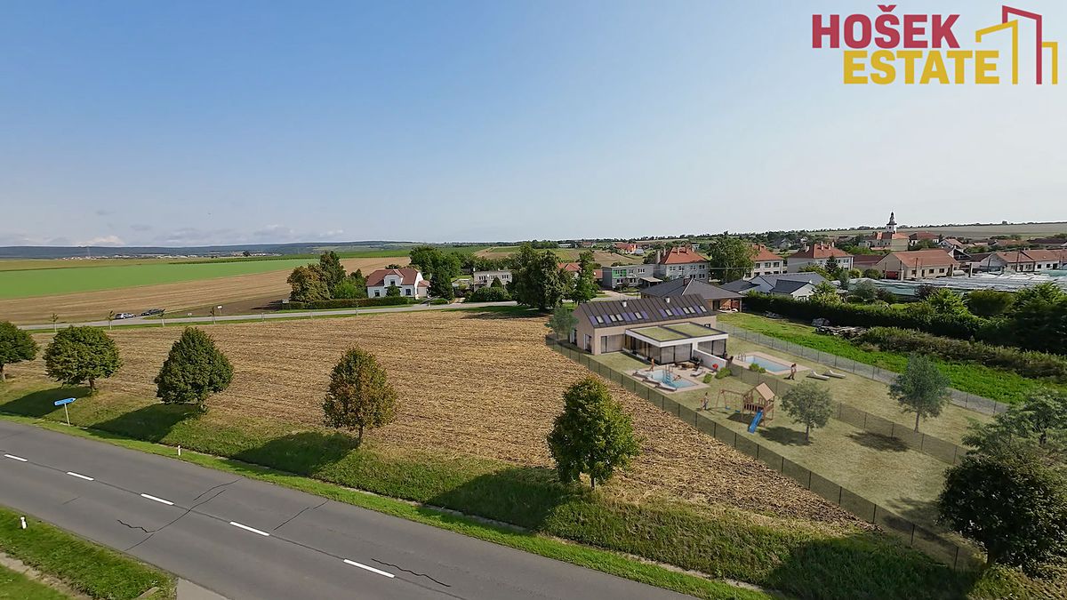 Prodej stavebního pozemku 959 m², Branišovice – fotka 1 z 3
