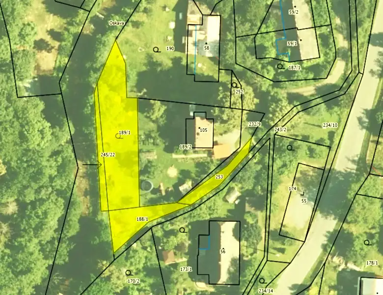 Prodej zahrady 750 m², Oskava – náhled fotky 1