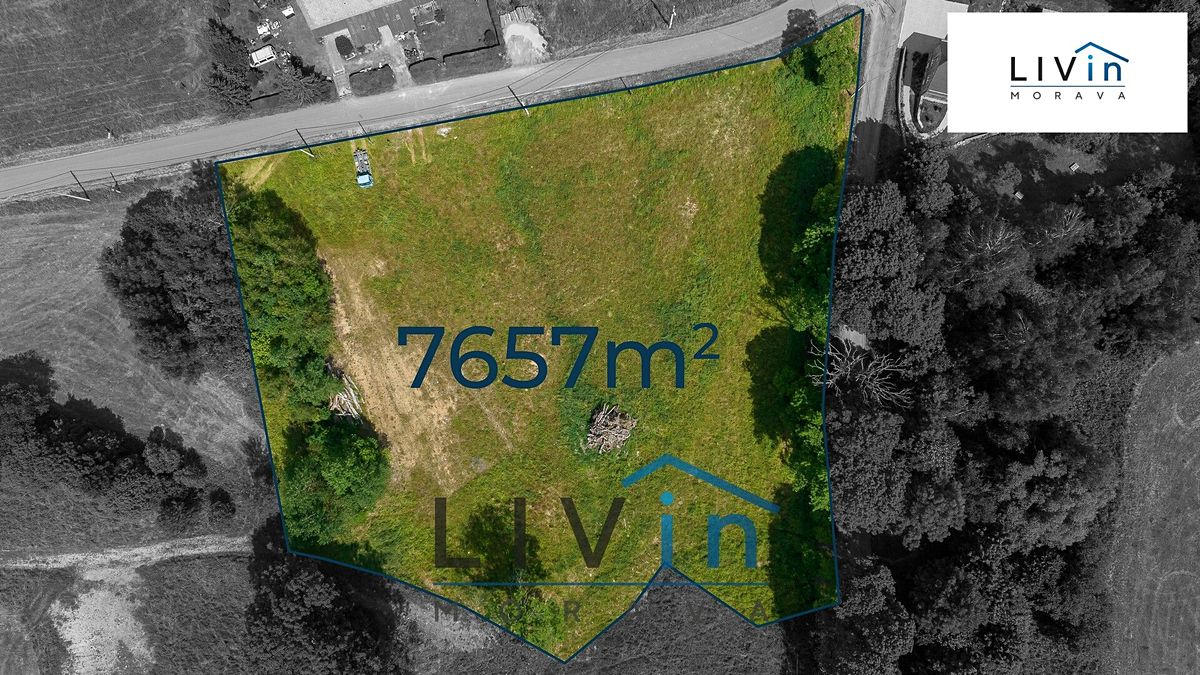Prodej stavebního pozemku 7657 m² – fotografie 3