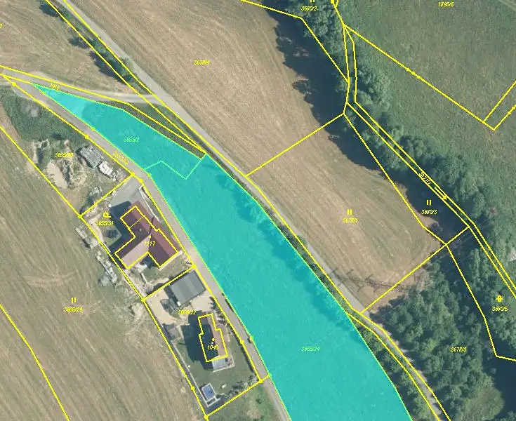 Prodej stavebního pozemku 6473 m², Liptál – náhled fotky 2