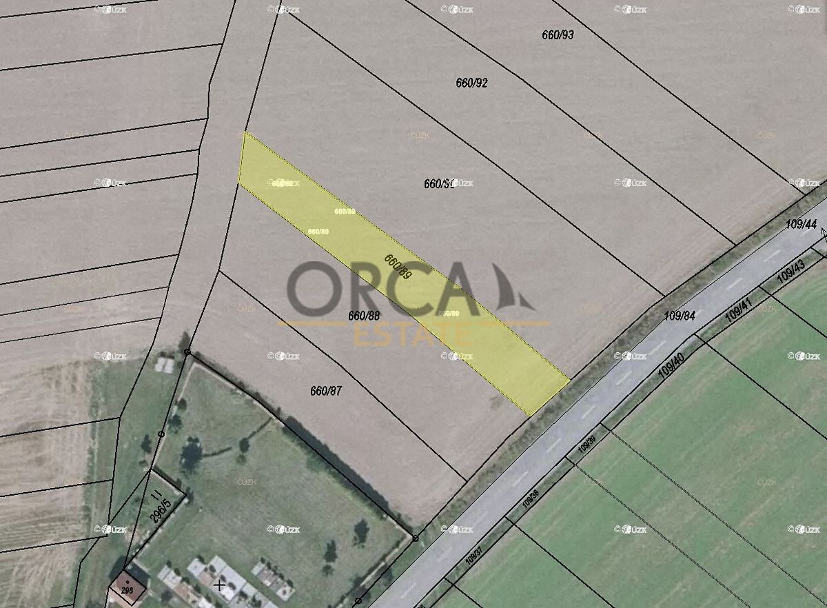 Prodej pole 663 m², Lhota Rapotina – fotka 1 z 3