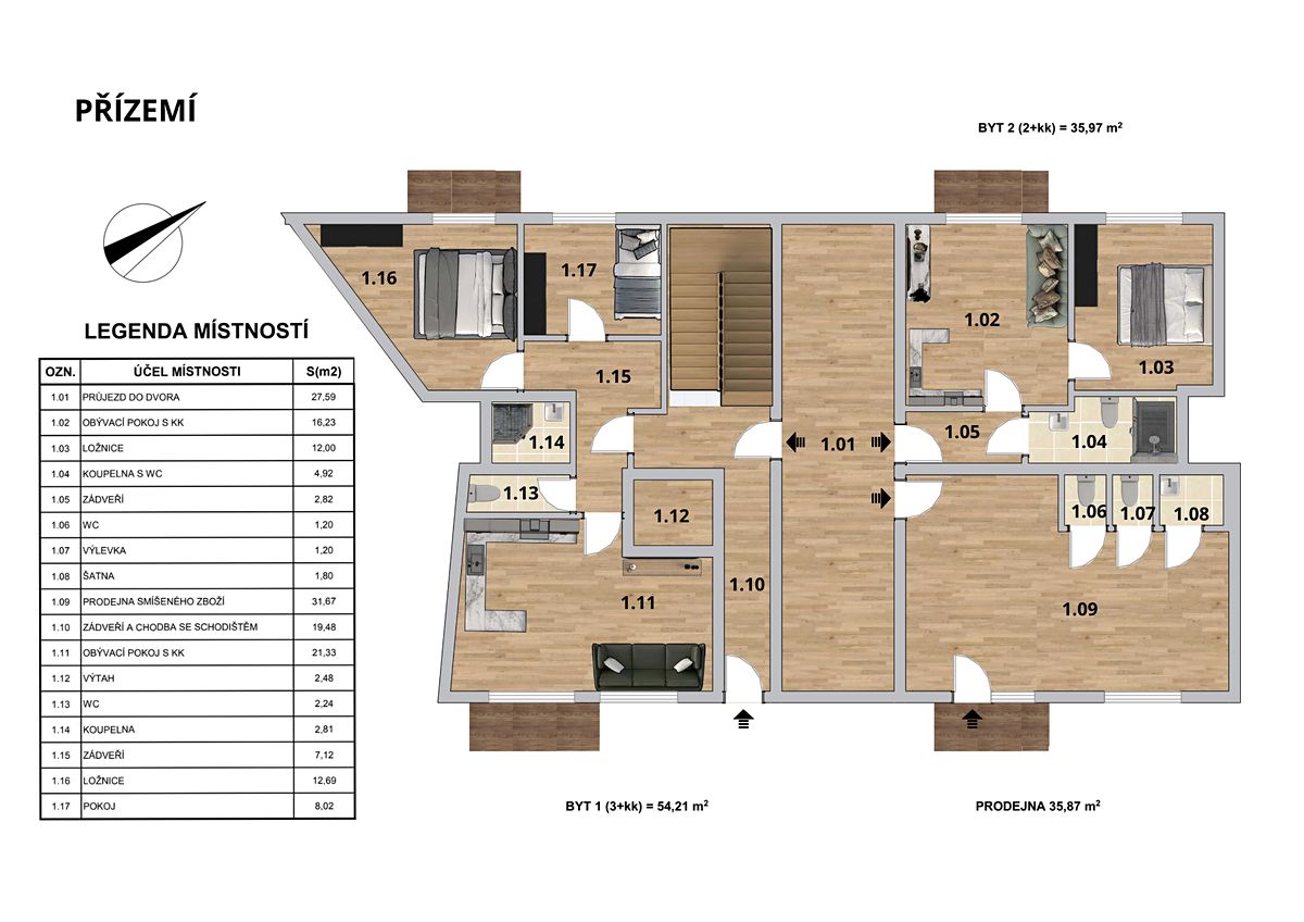 Prodej rodinného domu 893 m², pozemek 646 m² – fotografie 3