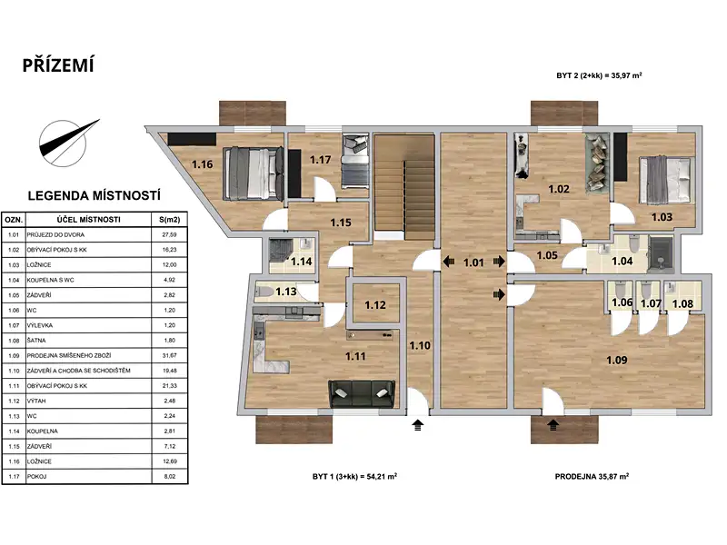 Prodej rodinného domu 893 m², pozemek 646 m², Veselí nad Moravou – náhled fotky 3