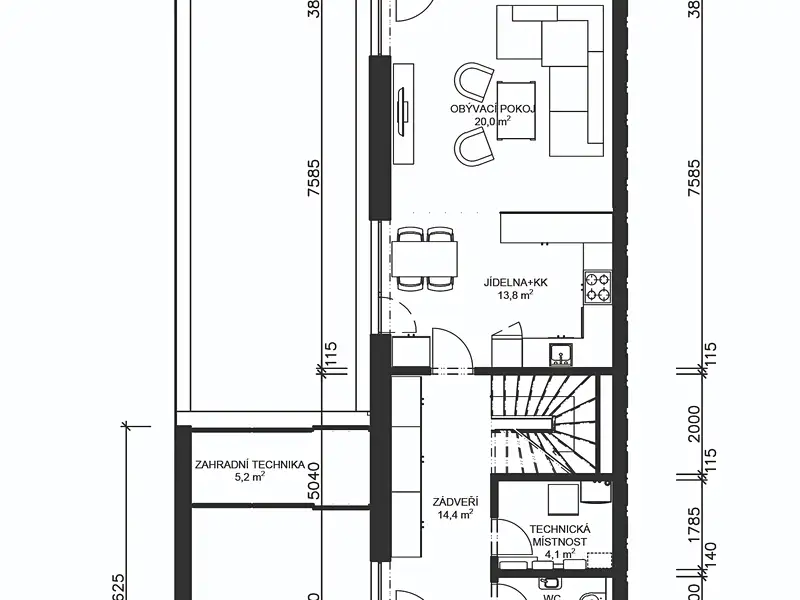 Prodej rodinného domu 120 m², pozemek 357 m², Ústí nad Orlicí – náhled fotky 3
