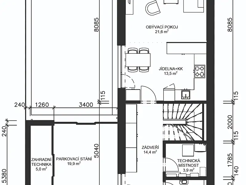 Prodej rodinného domu 120 m², pozemek 453 m², Ústí nad Orlicí – náhled fotky 3