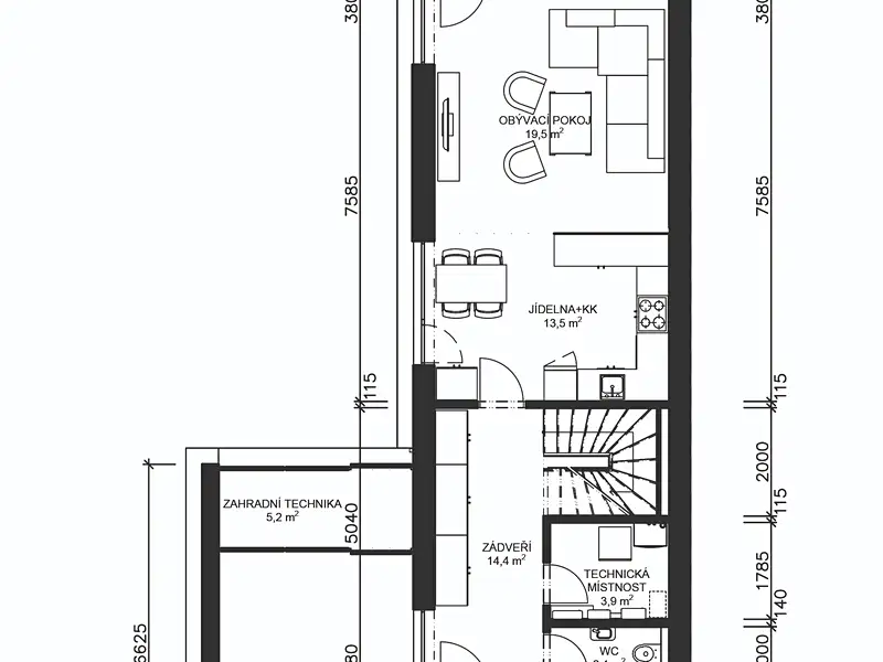 Prodej rodinného domu 118 m², pozemek 475 m², Ústí nad Orlicí – náhled fotky 3