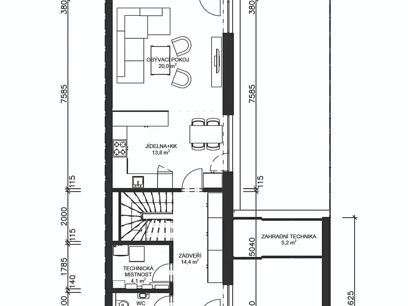 Prodej rodinného domu 120 m², pozemek 351 m², Ústí nad Orlicí – náhled fotky 3