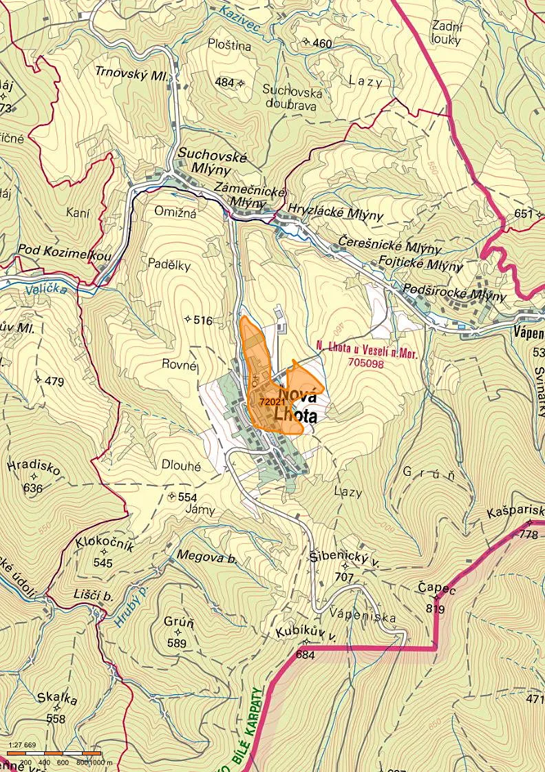 Prodej pole 873 m²