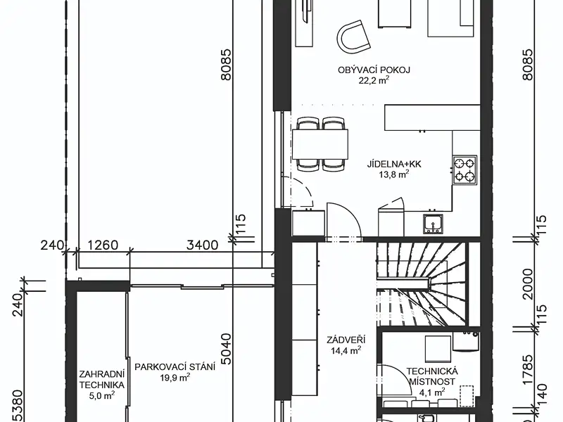 Prodej rodinného domu 123 m², pozemek 426 m², Ústí nad Orlicí – náhled fotky 3