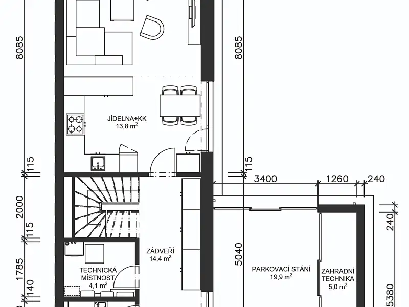 Prodej rodinného domu 123 m², pozemek 533 m², Ústí nad Orlicí – náhled fotky 3
