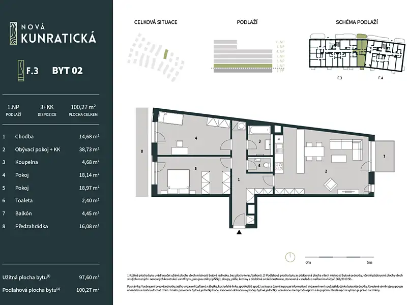 Prodej bytu 3+kk 98 m², Liberec – náhled fotky 2