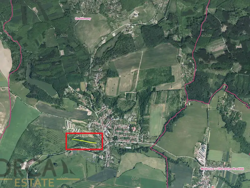 Prodej pole 2037 m², Osvětimany – náhled fotky 3