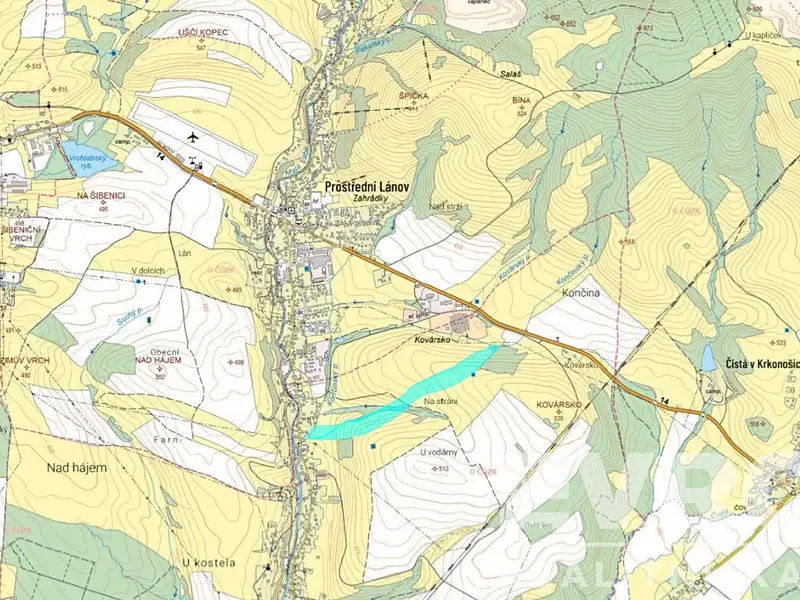 Prodej pole 132844 m², Lánov – náhled fotky 3