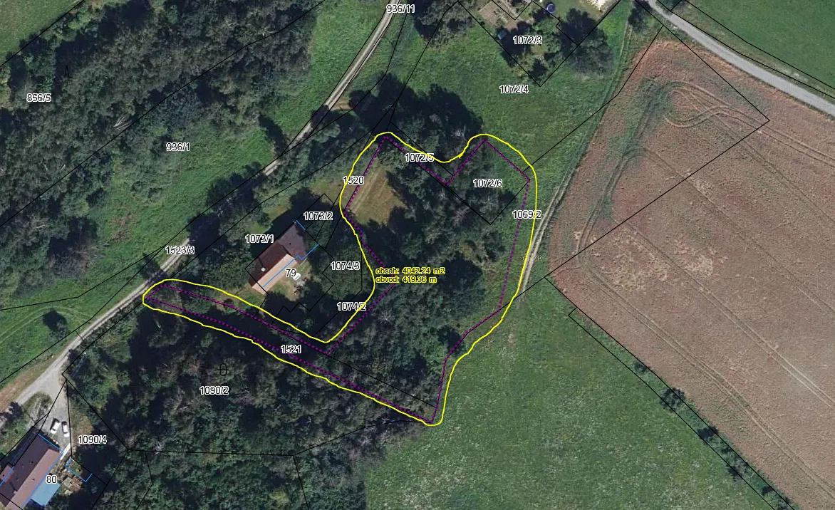 Prodej stavebního pozemku 4000 m²