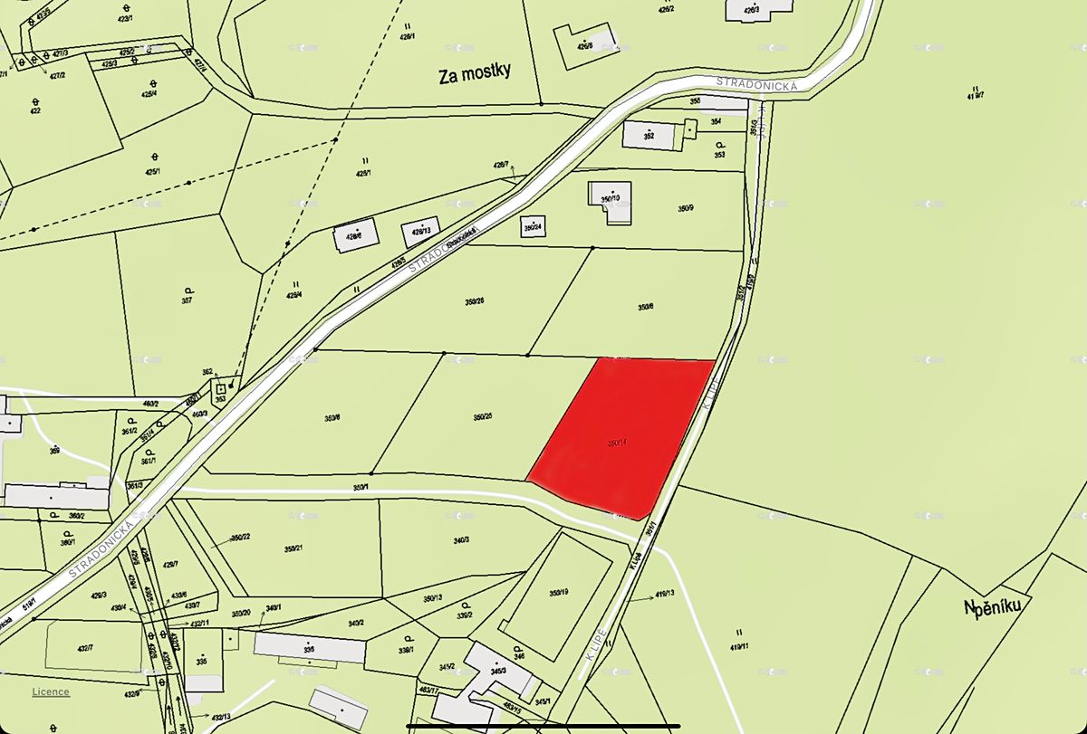 Prodej stavebního pozemku 1880 m² – fotografie 4