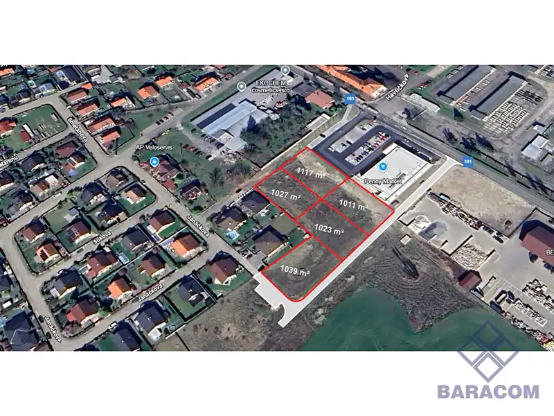 Prodej komerčního pozemku 1023 m², Kostelec nad Labem – náhled fotky 3