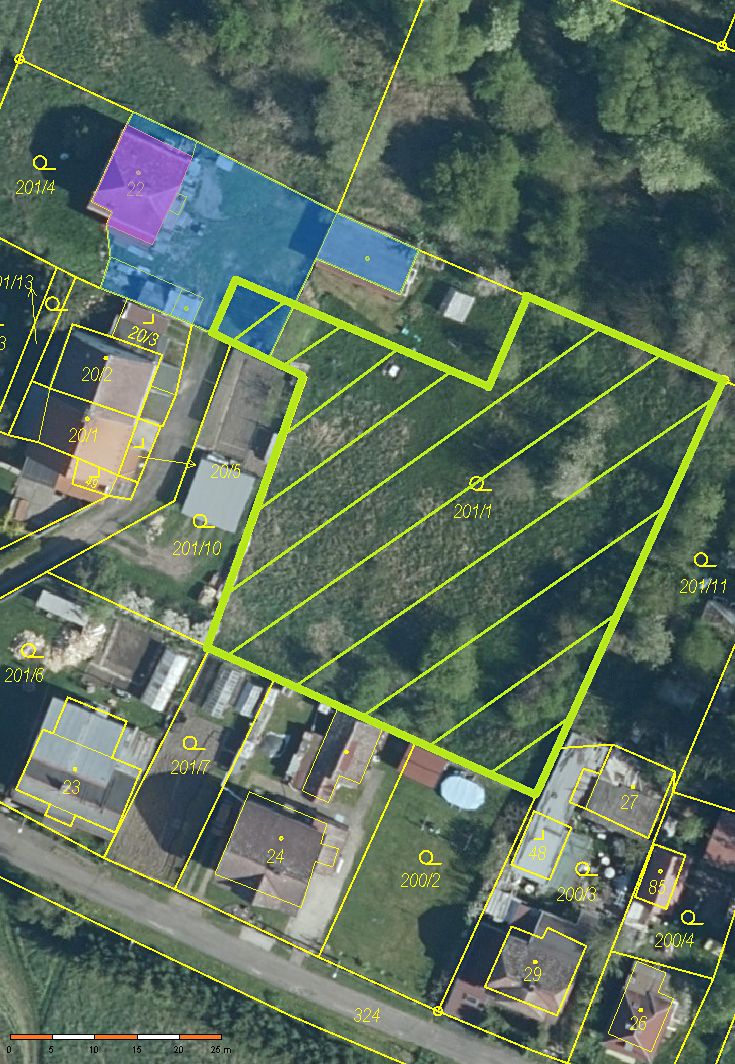 Prodej stavebního pozemku 2266 m² – fotografie 2