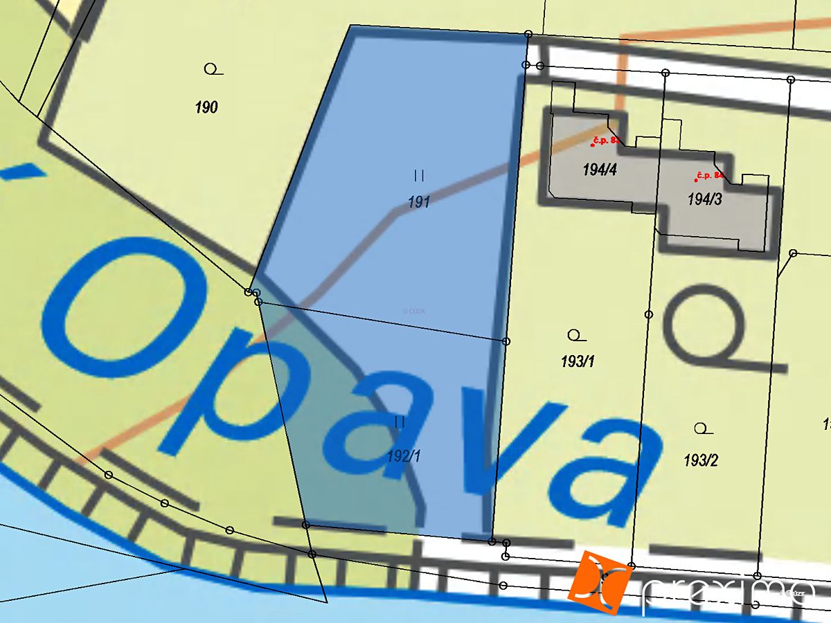 Prodej stavebního pozemku 2090 m² – fotografie 3