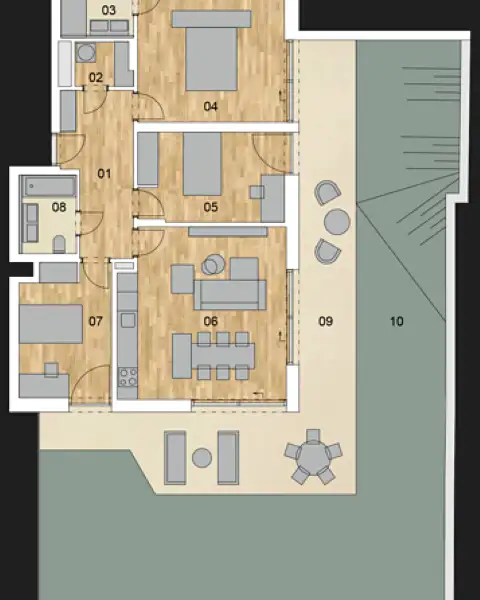 Prodej bytu 4+kk 108 m², Praha – náhled fotky 2