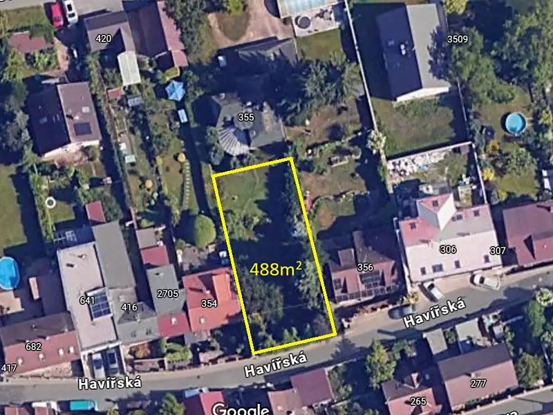 Prodej stavebního pozemku 488 m², Kladno – náhled fotky 2