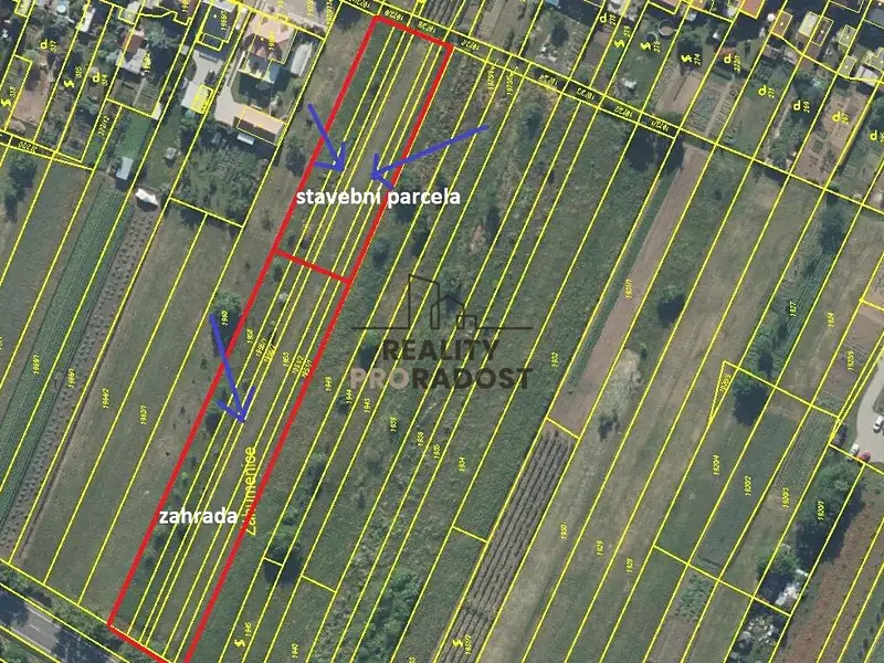 Prodej stavebního pozemku 4274 m², Lužice – náhled fotky 2