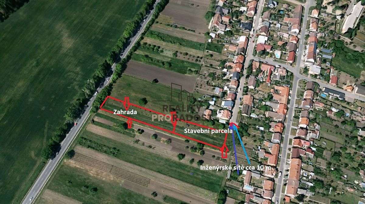 Prodej stavebního pozemku 4274 m², Lužice – fotka 1 z 3