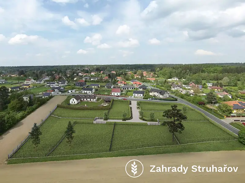 Prodej stavebního pozemku 1003 m², Struhařov – náhled fotky 1