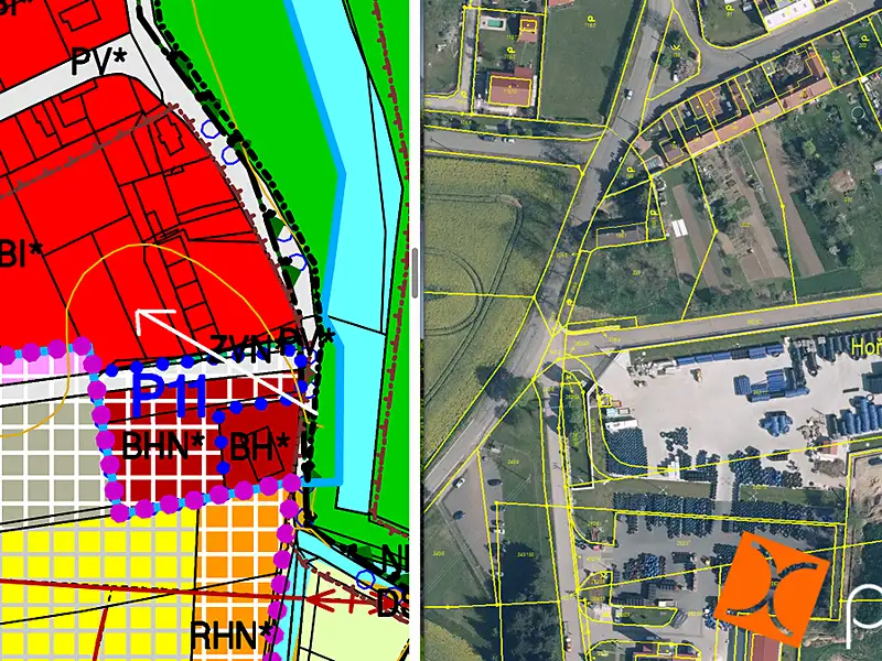 Prodej stavebního pozemku 1935 m², Hořín – náhled fotky 2