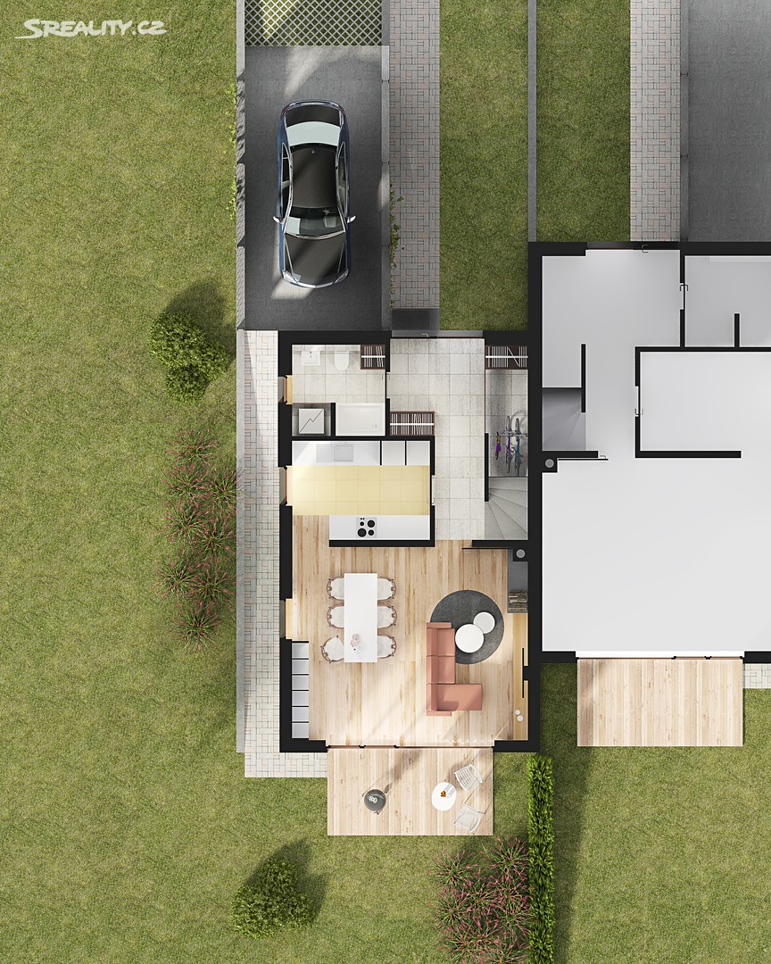 Prodej  rodinného domu 106 m², pozemek 427 m² – pohled 2