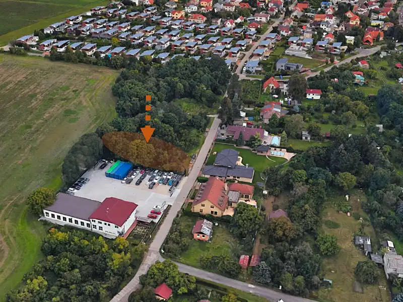 Prodej stavebního pozemku 949 m², Praha – náhled fotky 3