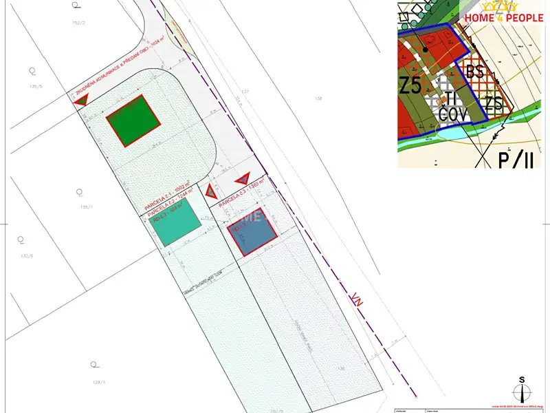 Prodej stavebního pozemku 1244 m², Černé Voděrady – náhled fotky 2